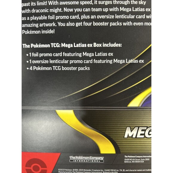 2025 Pokemon TCG Mega Evolution - Mega Latias EX Box New sealed - Picture 3 of 5